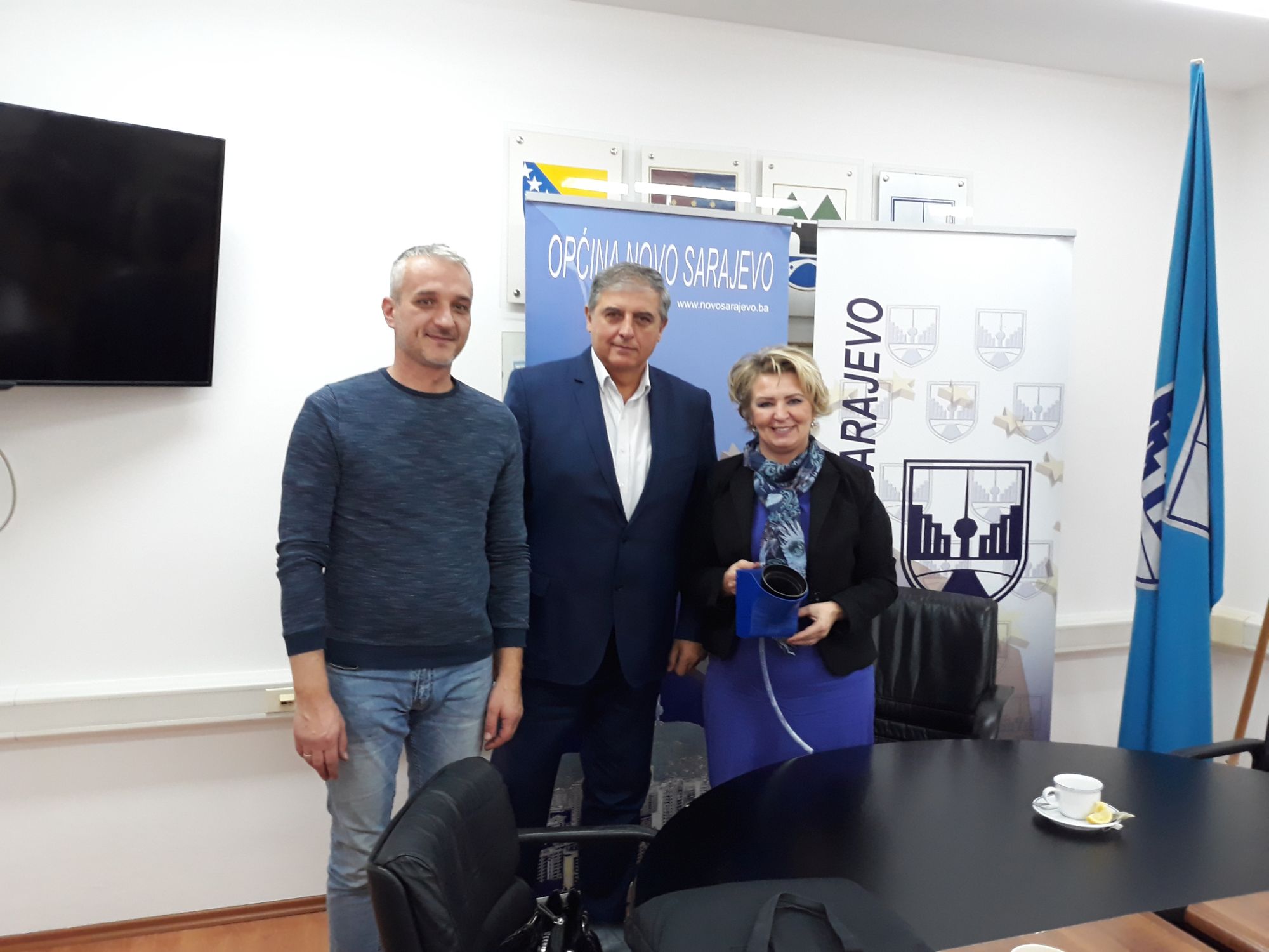 Meeting at the Municipality Novo Sarajevo, Sarajevo
